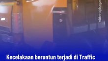 Detik Detik Kecelakaan Beruntun Buahbatu Bandung, 4 Kendaraan Terlibat Sopir Diduga Microsleep