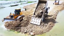 Building a Road in the Middle of a River | Extreme Construction Project 2026
