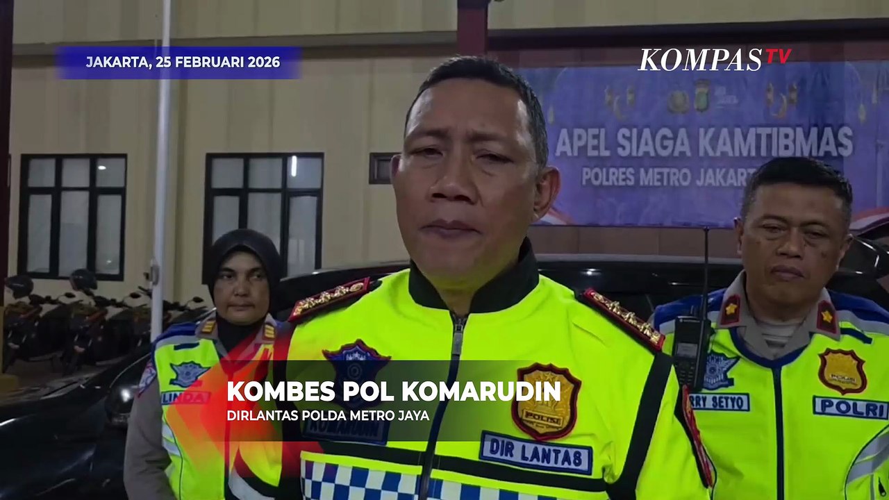 Rekaman Dashcam Polisi! Kejar Mobil Ugal-ugalan Nekat Lawan Arah hingga Tabrak Pengendara di Jakpus