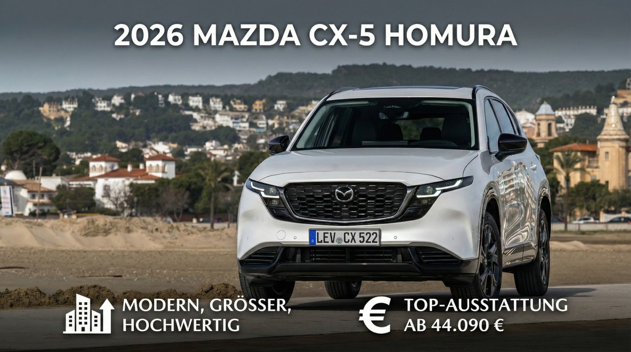 2026 Mazda CX-5 Homura Rhodium White – Technik-Check