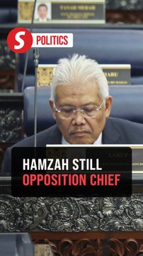 Hamzah stays on as Opposition chief despite Bersatu sacking