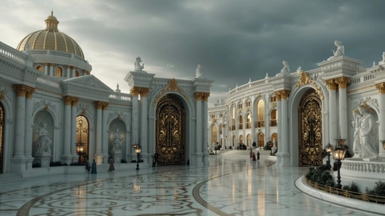 White & Golden Palace Tour | Luxury Royal Palace Interior Design 2026 | Dream Wedding & Luxury Home Inspiration