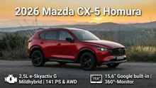 2026 Mazda CX-5 Homura Soul Red Crystal Innenraum & Technik