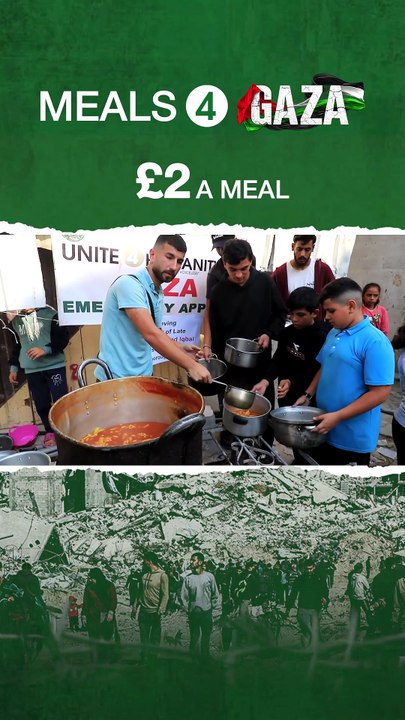 Help Feed Gaza – Give for Meals | Give for Food Packs | Give for Water