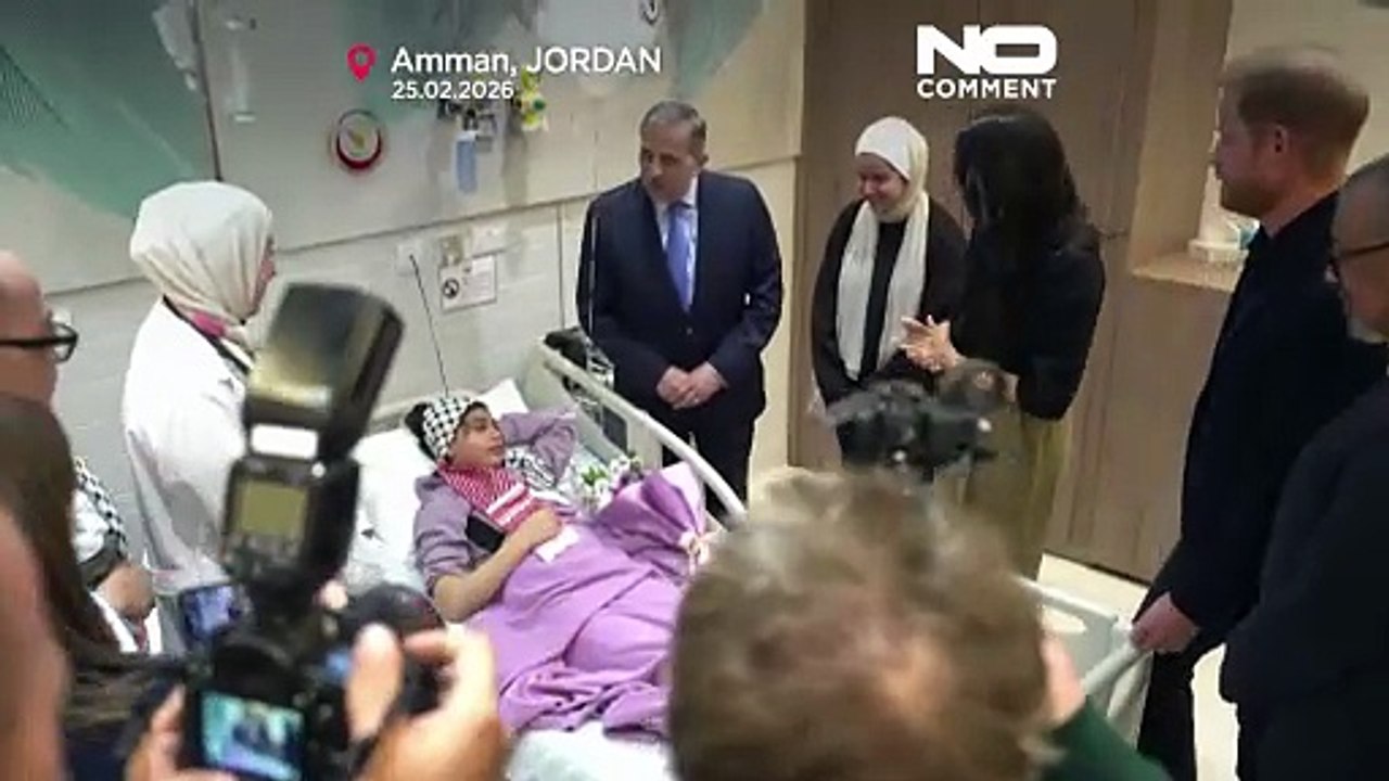 Ιορδανία: Χάρι και Μέγκαν επισκέπτονται εκτοπισ...