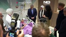 Иордания: принц Гарри и Меган навещают эвакуированных из Газы в миссии ВОЗ
