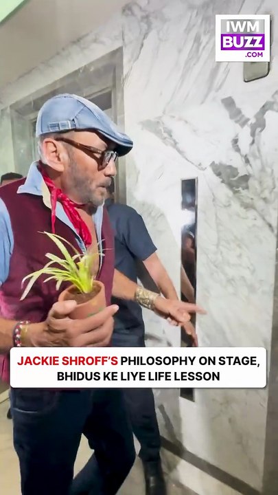 Jackie Shroff attended Met Eminence Honor 2026, where he delivered a brief message with a grounded, reflective tone. His words stood out for their simplicity and clarity, leaving a lasting impression on the audience.