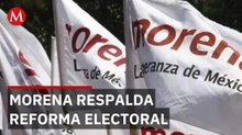 Morena respalda reforma electoral propuesta por Claudia Sheinbaum