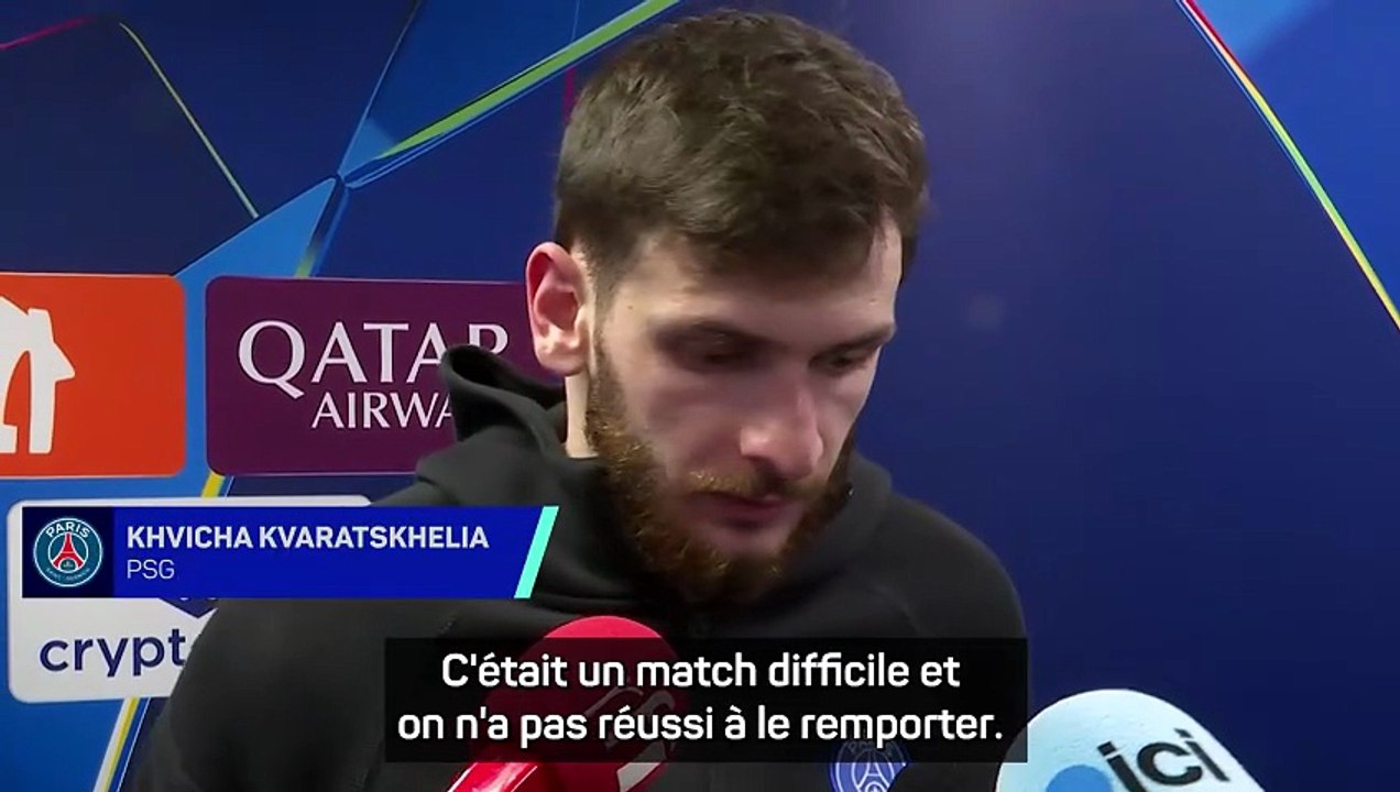 Kvaratskhelia :"Pas satisfaits du match"
