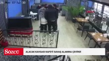 Masa ve sandalyelerle birbirlerine saldırdılar, aralarında para toplayıp masrafı ödeyince serbest kaldılar