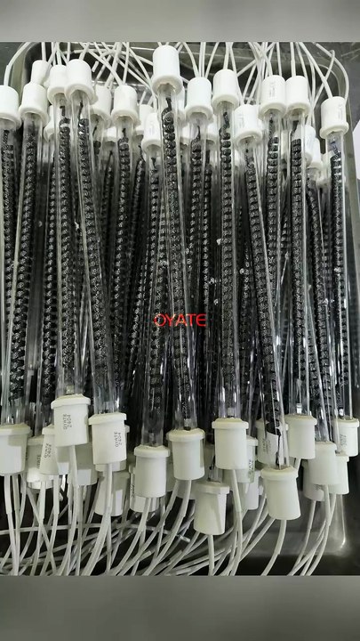 SK15 Carbon Fiber Heat Lamp Infrared Heater 1500w 850mm Heating Element for Industrial Oven