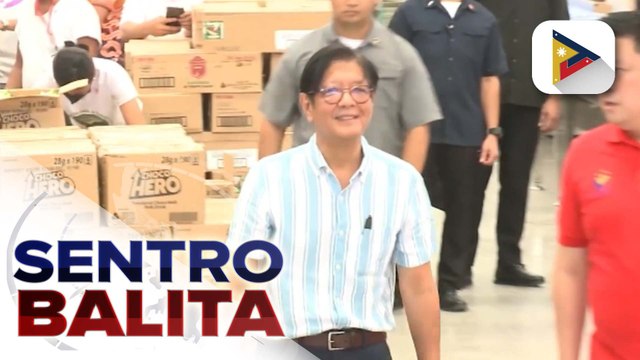 Visayas Disaster Resource Center ng DSWD, binisita ni PBBM; produksyon ng family food packs, mas pinabilis pa sa tulong ng mechanized production system | ulat ni Jesse Atienza - PTV Cebu