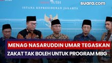 Menag Nasaruddin Umar Tegaskan Zakat Tak Boleh untuk Program MBG