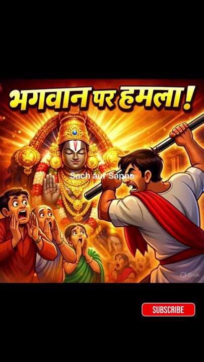 भगवान पर भक्त का चौंकाने वाला हमला! #tirupati  #facts