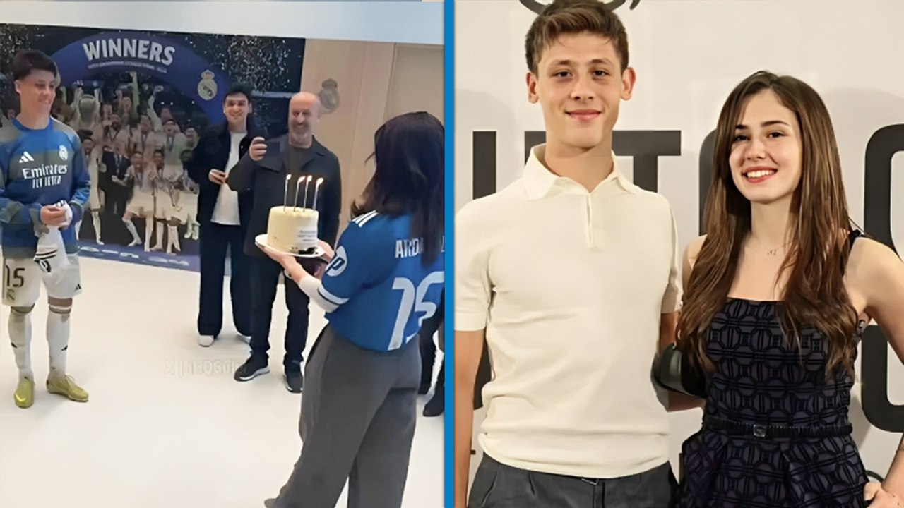 Arda Güler’e kız arkadaşı Duru’dan sürpriz doğum günü kutlaması