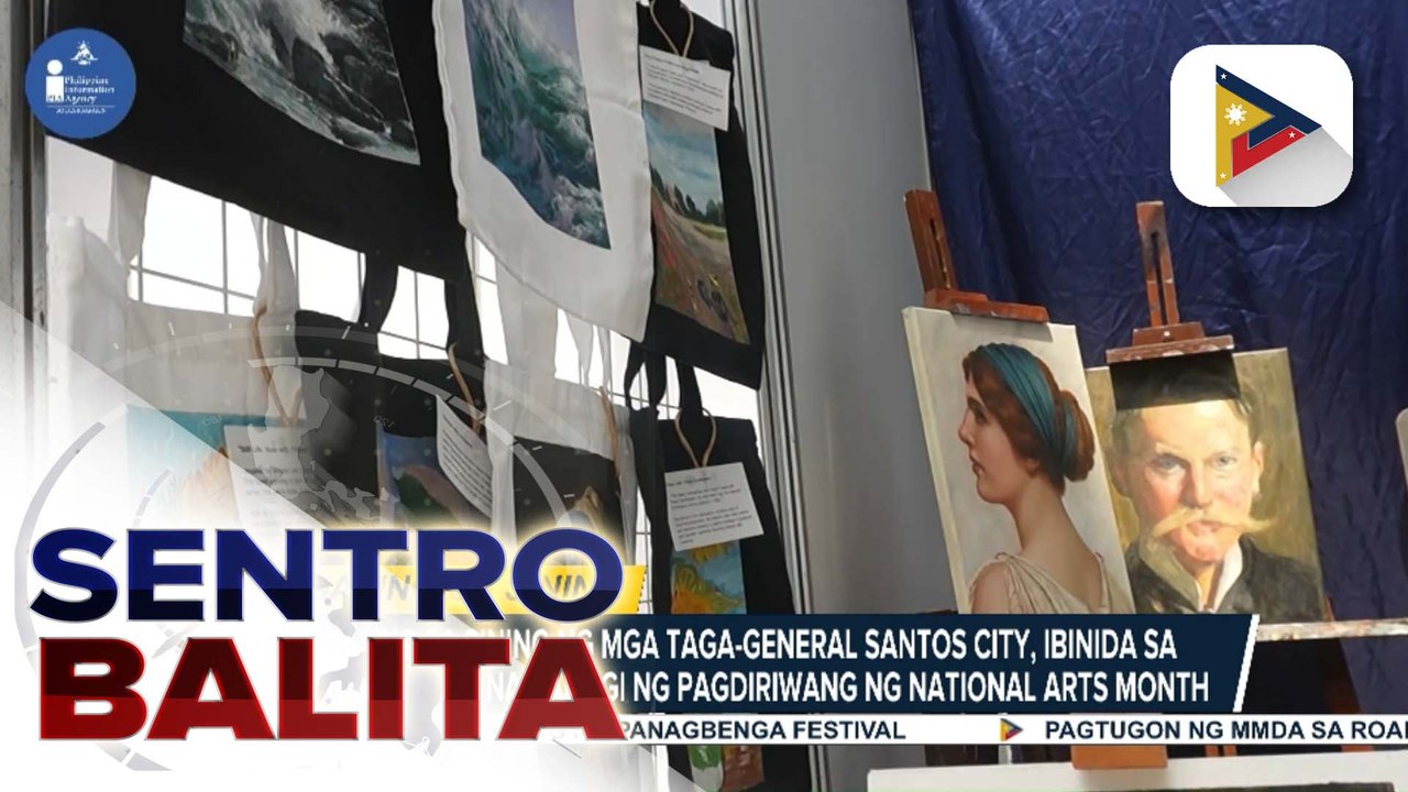 Galing sa sining ng mga taga-General Santos City, ibinida sa isang exhibit na bahagi ng pagdiriwang ng National Arts Month | ulat ni Harlem Ferolino - PIA SOCCSKSARGEN