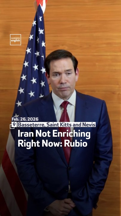 Iran Not Enriching Right Now: Rubio