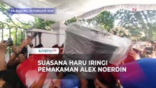 Suasana Haru Iringi Prosesi Pemakaman Eks Gubernur Sumsel Alex Noerdin