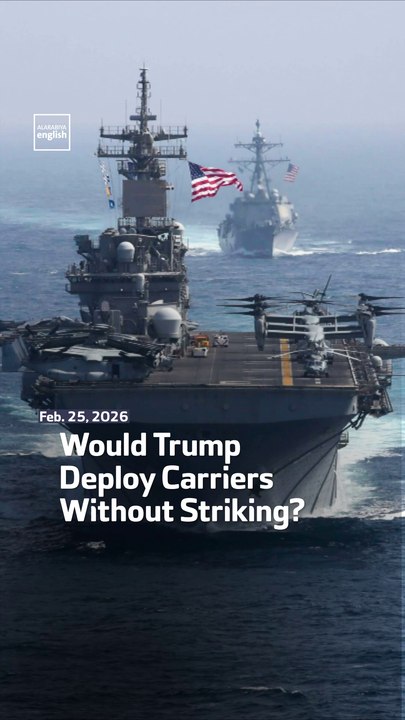 Would Trump Deploy Carriers Without Striking?
