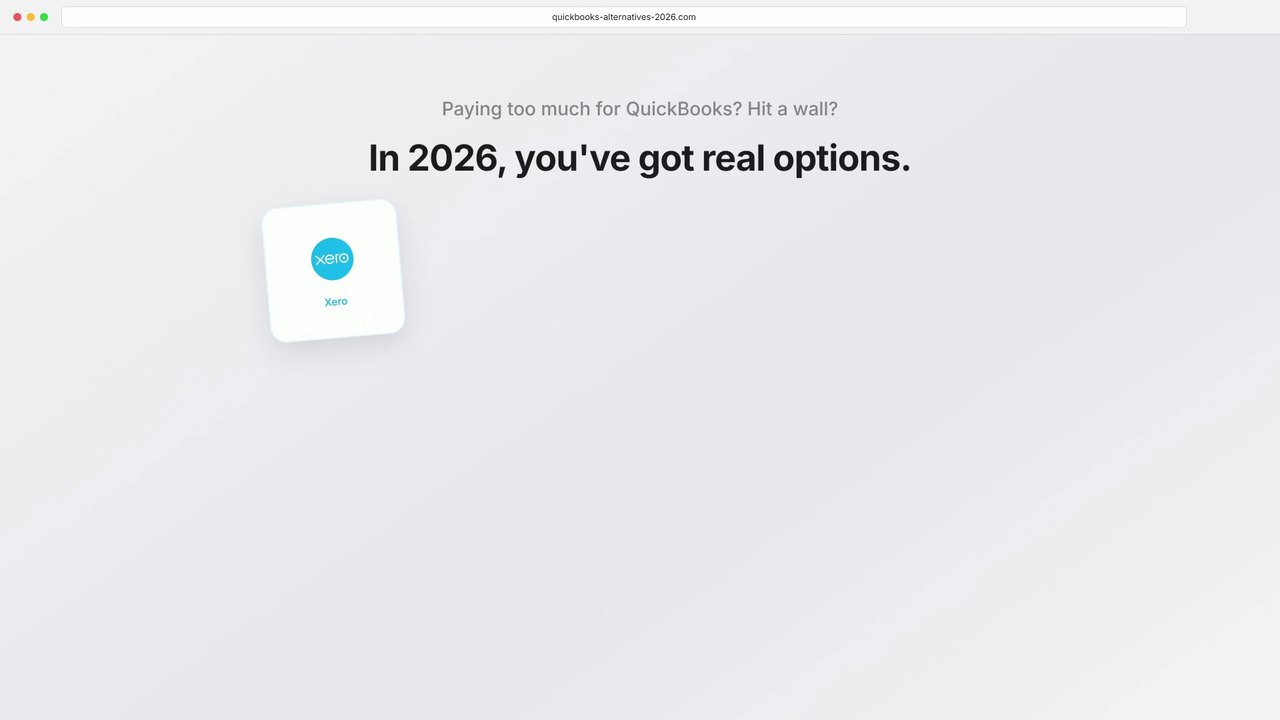 Top 5 QuickBooks Alternatives in 2026 - Full Feature & Price Comparison