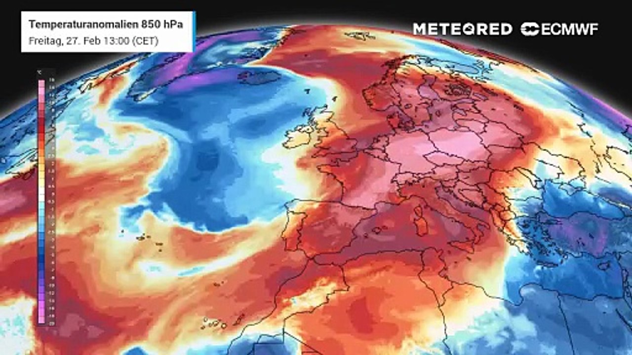 Die milden Luftmassen halten sich auch in den nächsten Tagen! Das sind extreme Aussichten
