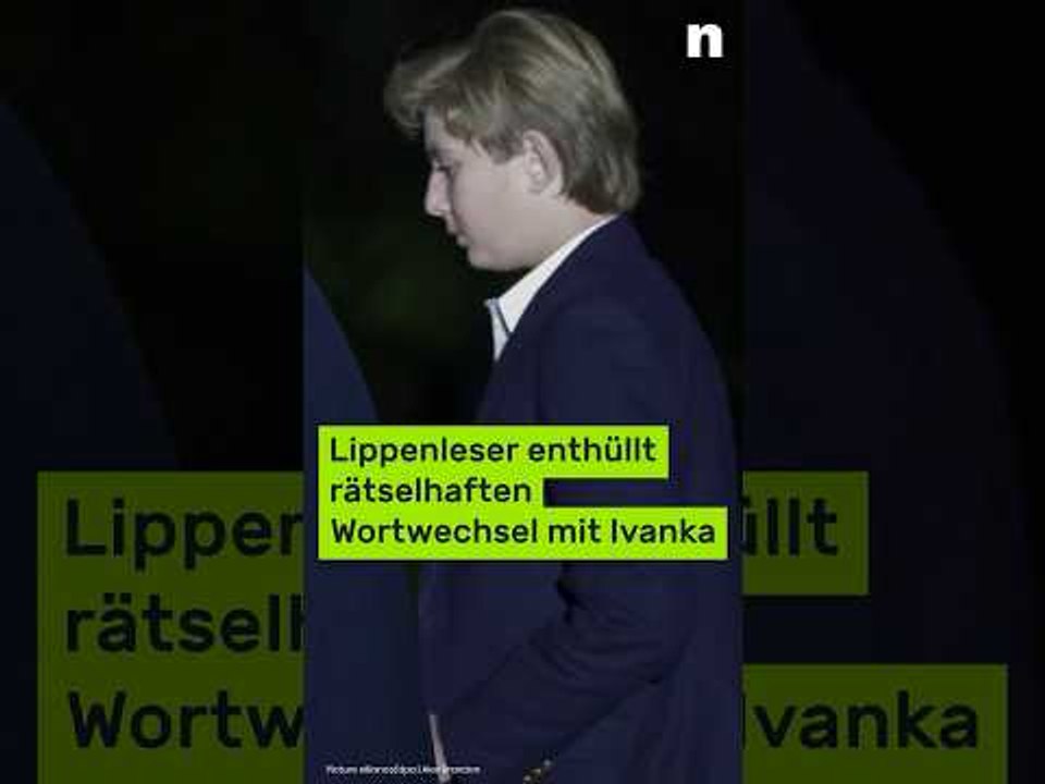 Barron Trump: Lippenleser enthüllt rätselhaften Wortwechsel mit Ivanka