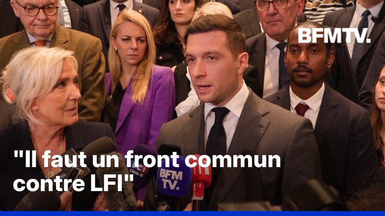 La prise de parole de Jordan Bardella et Marine Le Pen au Salon de l'agriculture en intégralité