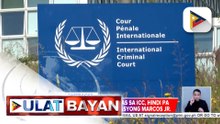 Muling pagsapi ng Pilipinas sa ICC, hindi pa prayoridad ng administrasyong Marcos Jr.