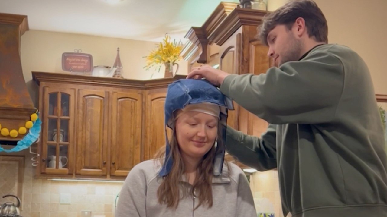 Dedicated Husband Spends 60+ Hours Cold Capping To Save Wife's Hair During Chemo | Happily TV
