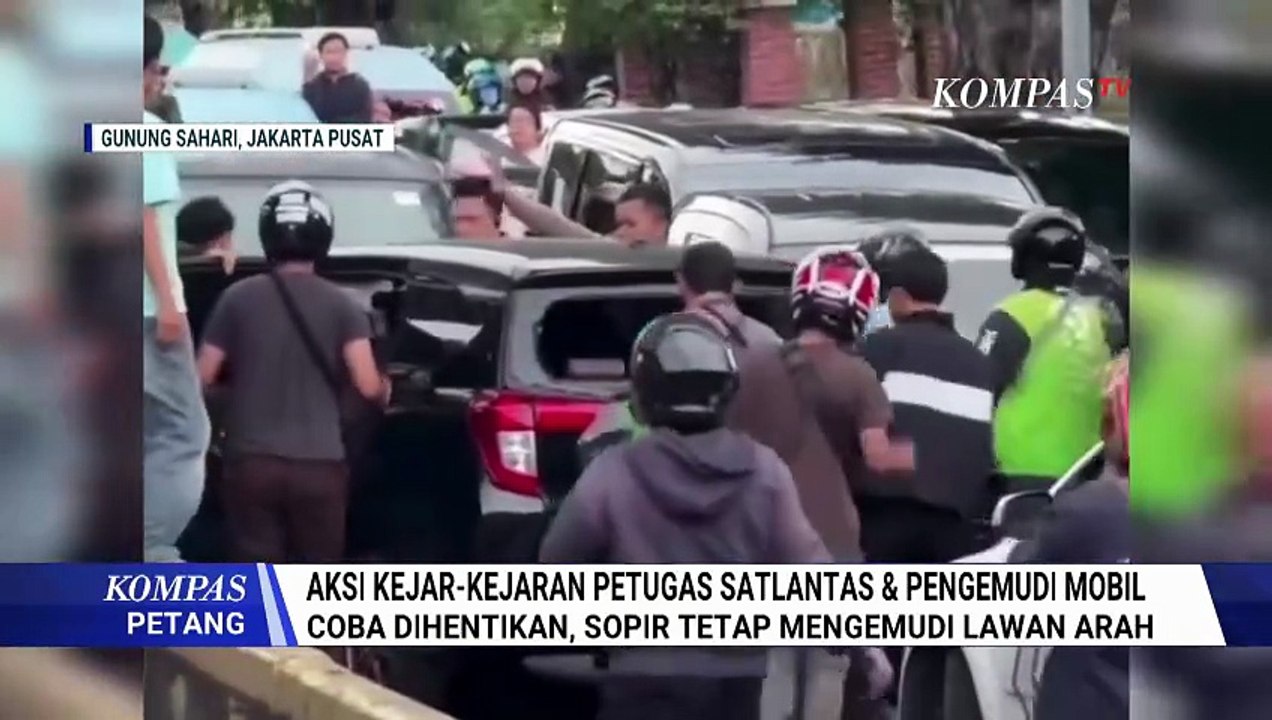 Kronologi Kejar-kejaran Polisi-Pengemudi Lawan Arah di Gunung Sahari Jakarta Pusat