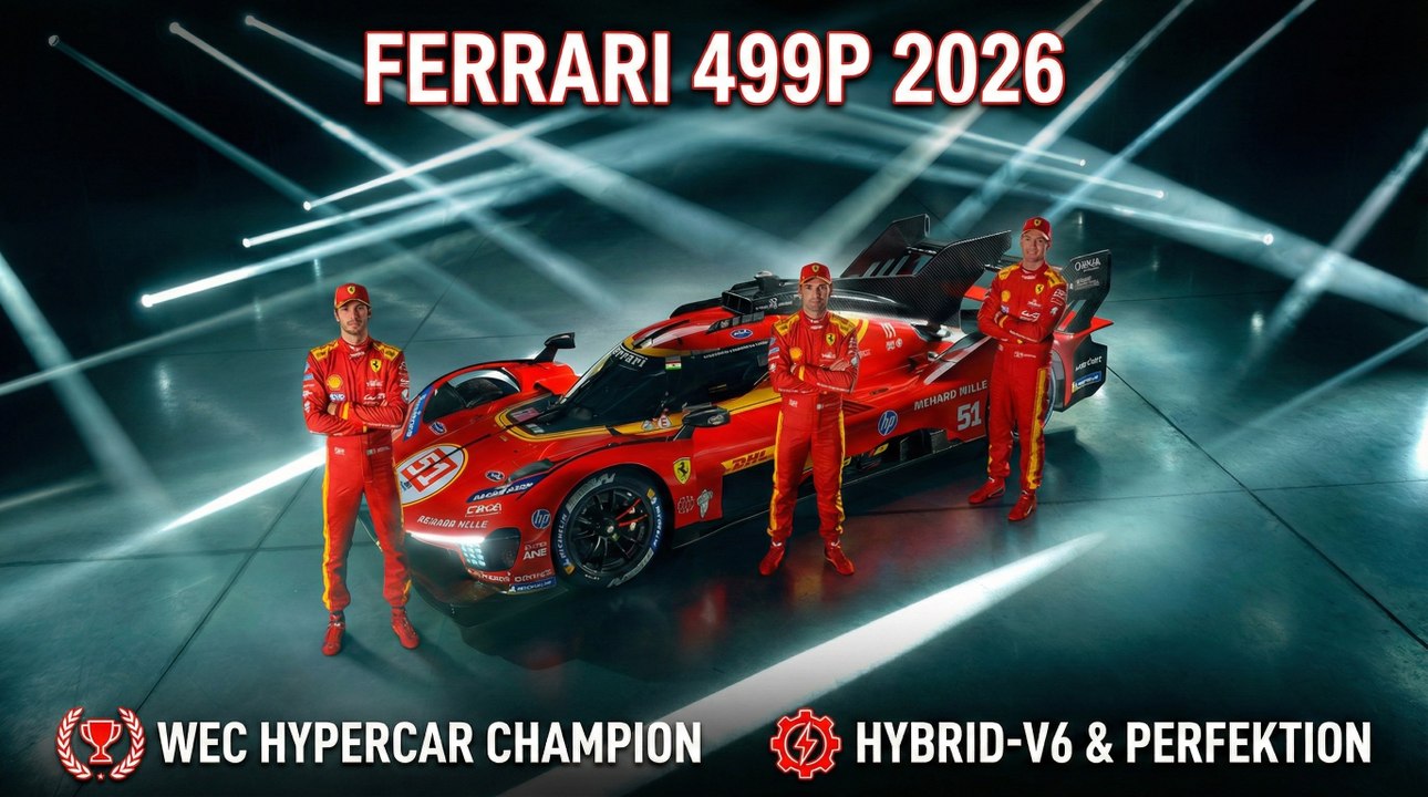 2026 Ferrari 499P mit Feinschliff für die Saison