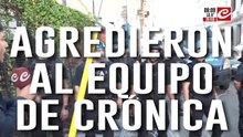 Incidentes en el Congreso: agredieron al equipo de Crónica