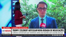 Trump e Zelensky articulam nova rodada de negociações