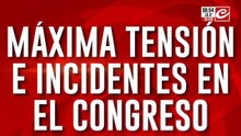 Imágenes fuertes: policías agredieron a periodistas en inmediaciones del Congreso