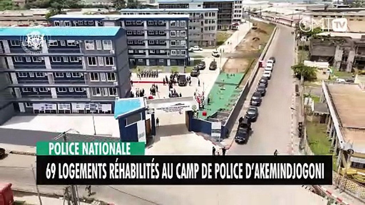 [#Reportage] Police nationale : 69 logements réhabilités au camp de Police d’Akemindjogoni