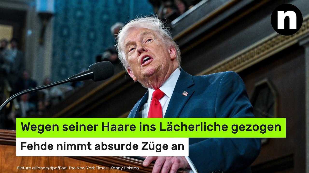 Donald Trump: Wegen seiner Haare ins Lächerliche gezogen - Fehde nimmt absurde Züge an