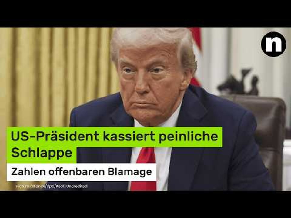Donald Trump: Zahlen offenbaren Blamage - US-Präsident kassiert peinliche Schlappe