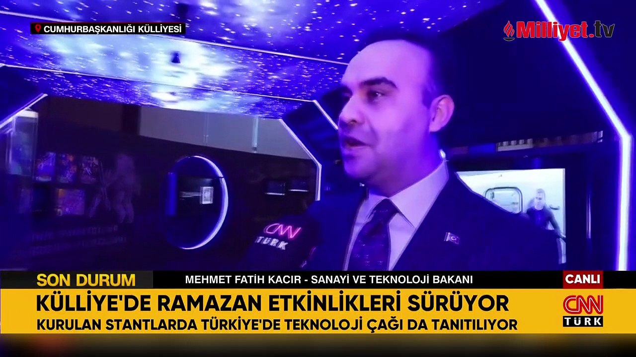 Bakan Kacır, CNN Türk’e konuştu: Türkiye kendi aracıyla Ay’a erişecek