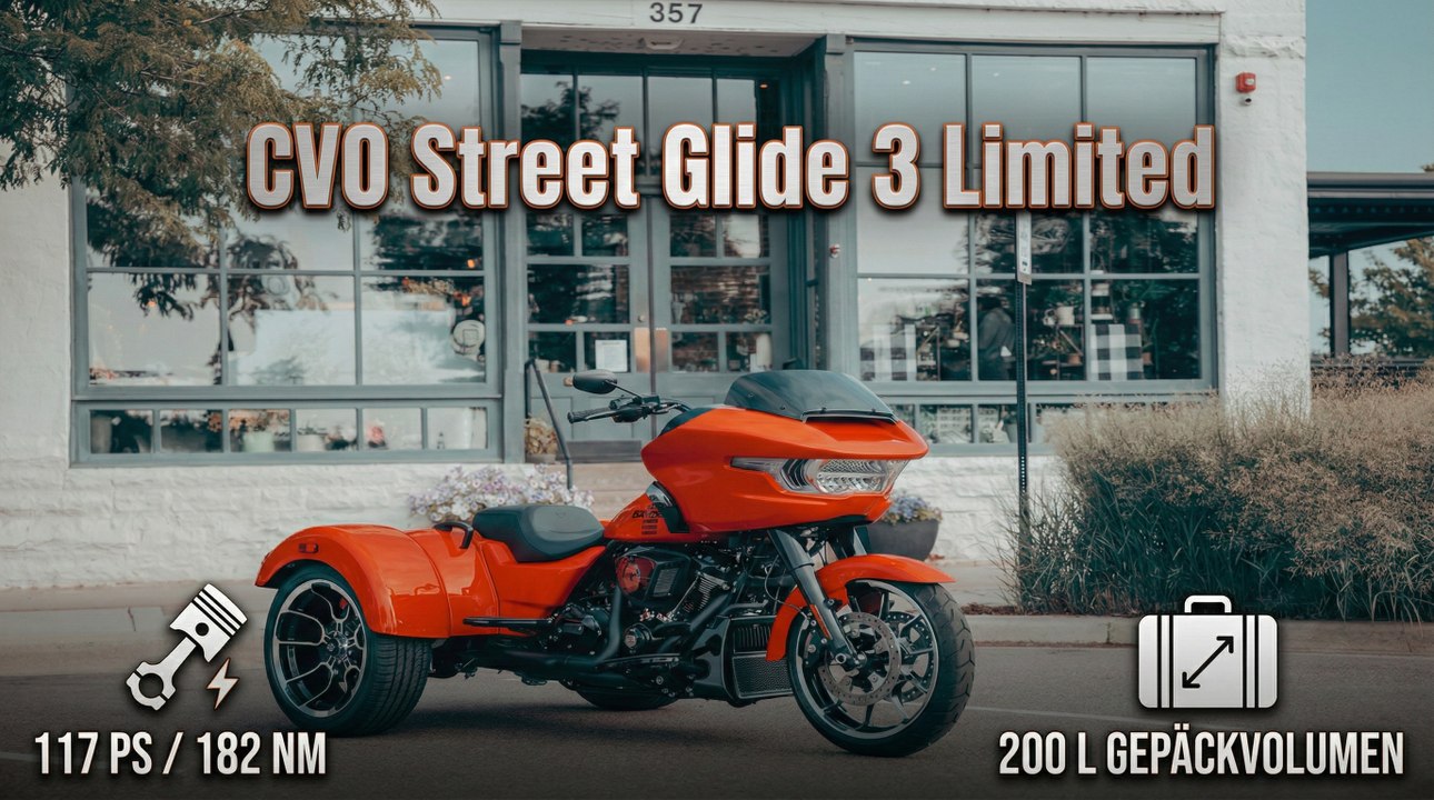 CVO Street Glide 3 Limited 2026 – Technik & Details