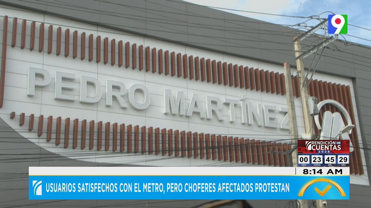 Usuarios satisfechos con el Metro, pero choferes afectados | El Despertador