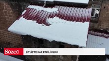 Bitlis'te kar etkili oldu