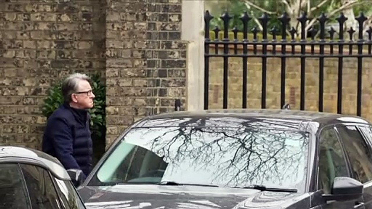 Mandelson seen for first time since being released on bail