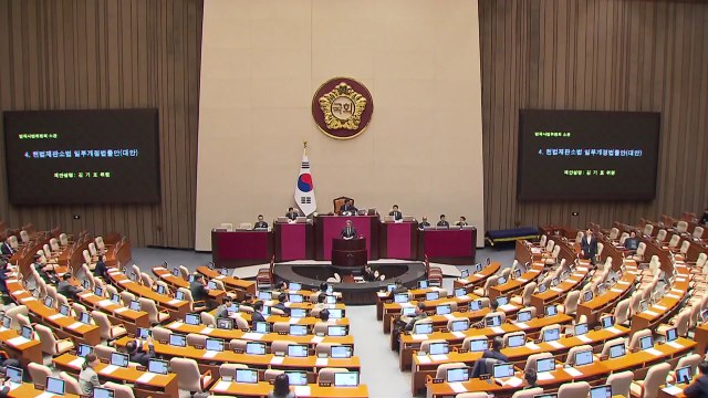 '재판소원제' 본회의 상정...내일 여 주도 처리 전망 / YTN