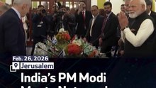 India’s PM Modi Meets Netanyahu And Herzog in Jerusalem