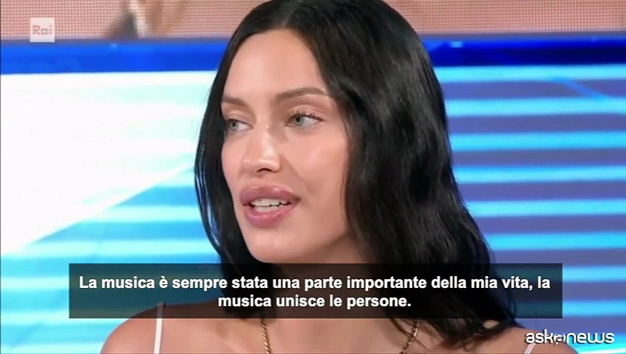 Sanremo, Irina Shayk: da Mina a Pausini, cresciuta con musica italiana