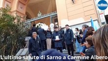 L’ultimo saluto di Sarno a Carmine Albero