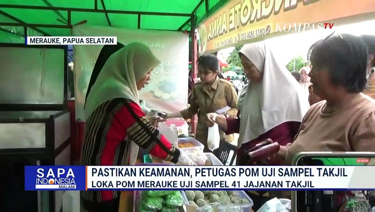 Pastikan Keamanan Makanan, Petugas POM Uji Sampel Takjil | SAPA MALAM