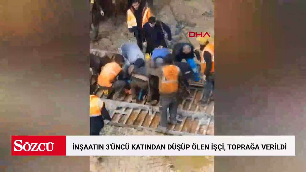 İnşaatın 3'üncü katından düşüp ölen işçi, memleketinde toprağa verildi