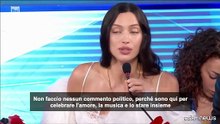 Sanremo, Irina: "Niente politica, da russa onorata di essere qui"