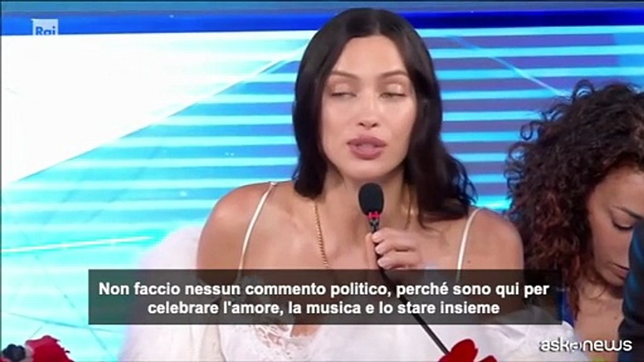 Sanremo, Irina: "Niente politica, da russa onorata di essere qui"